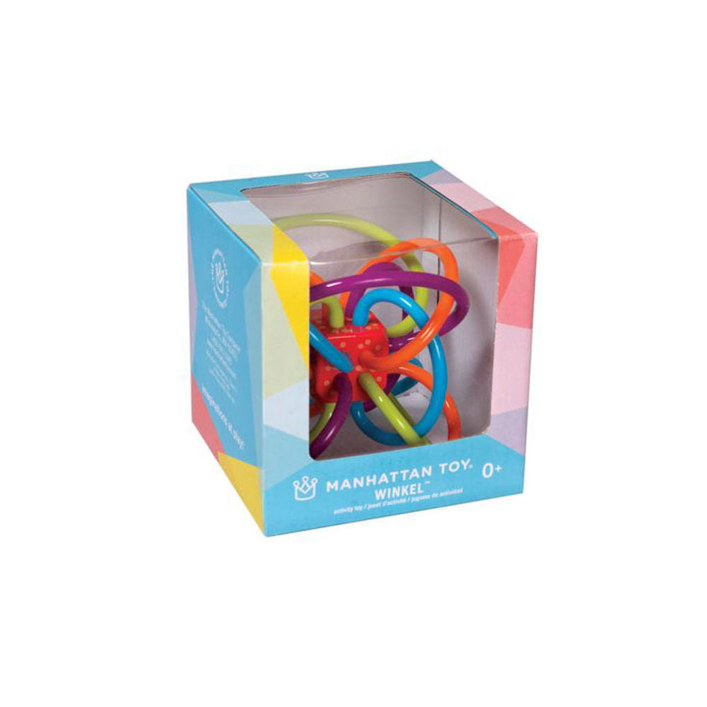 Manhattan Classic Winkel Rattle 12.7cm Baby/Toddler Activity Toy Boxed 0m+ — image 5