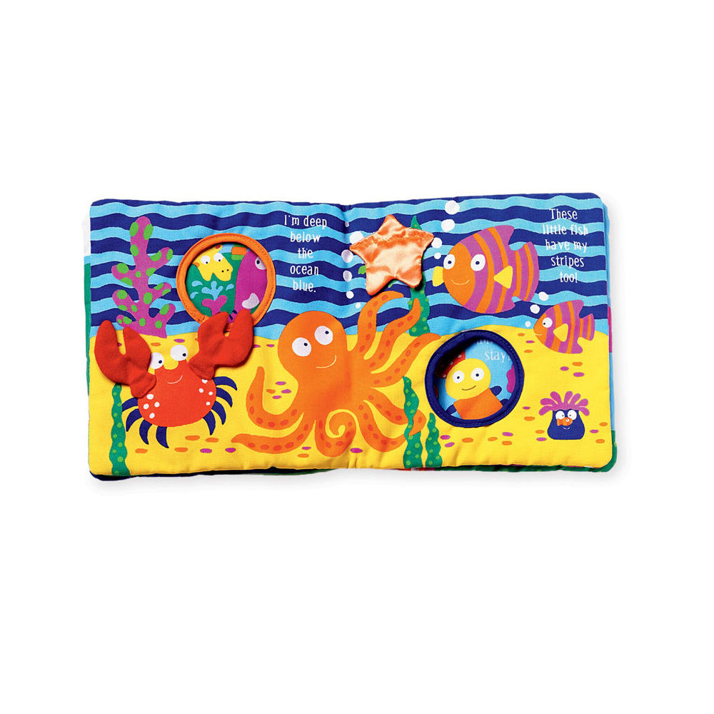 Manhattan 21cm Baby/Toddler Educational Buzzing Through Fabric Book Toy 6m+ — image 6