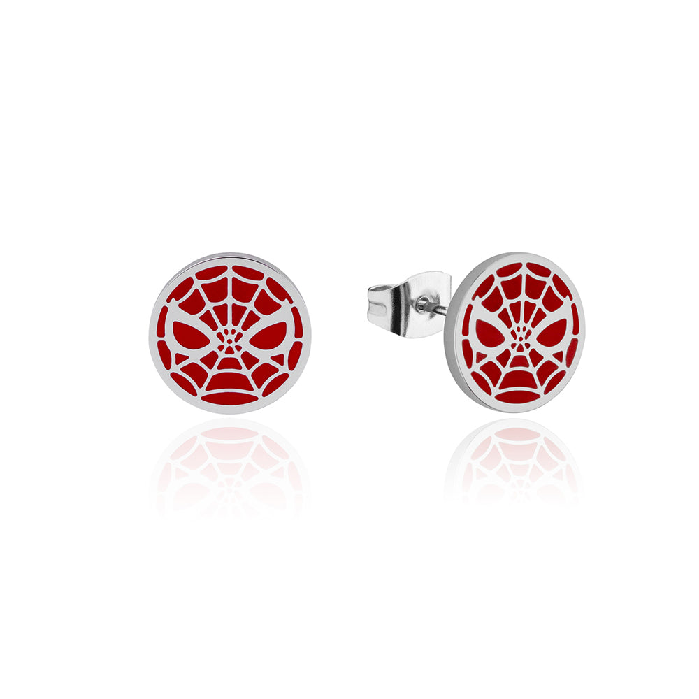 Couture Kingdom Ecc Marvel Spider Man SS Hypoallergenic 12mm Stud Earrings