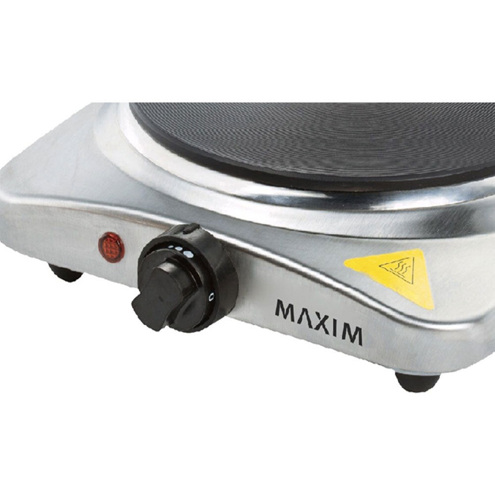 Maxim Kitchenpro 1500w Portable Hotplate Single Electric Cast Iron Cooking Stove — image 3