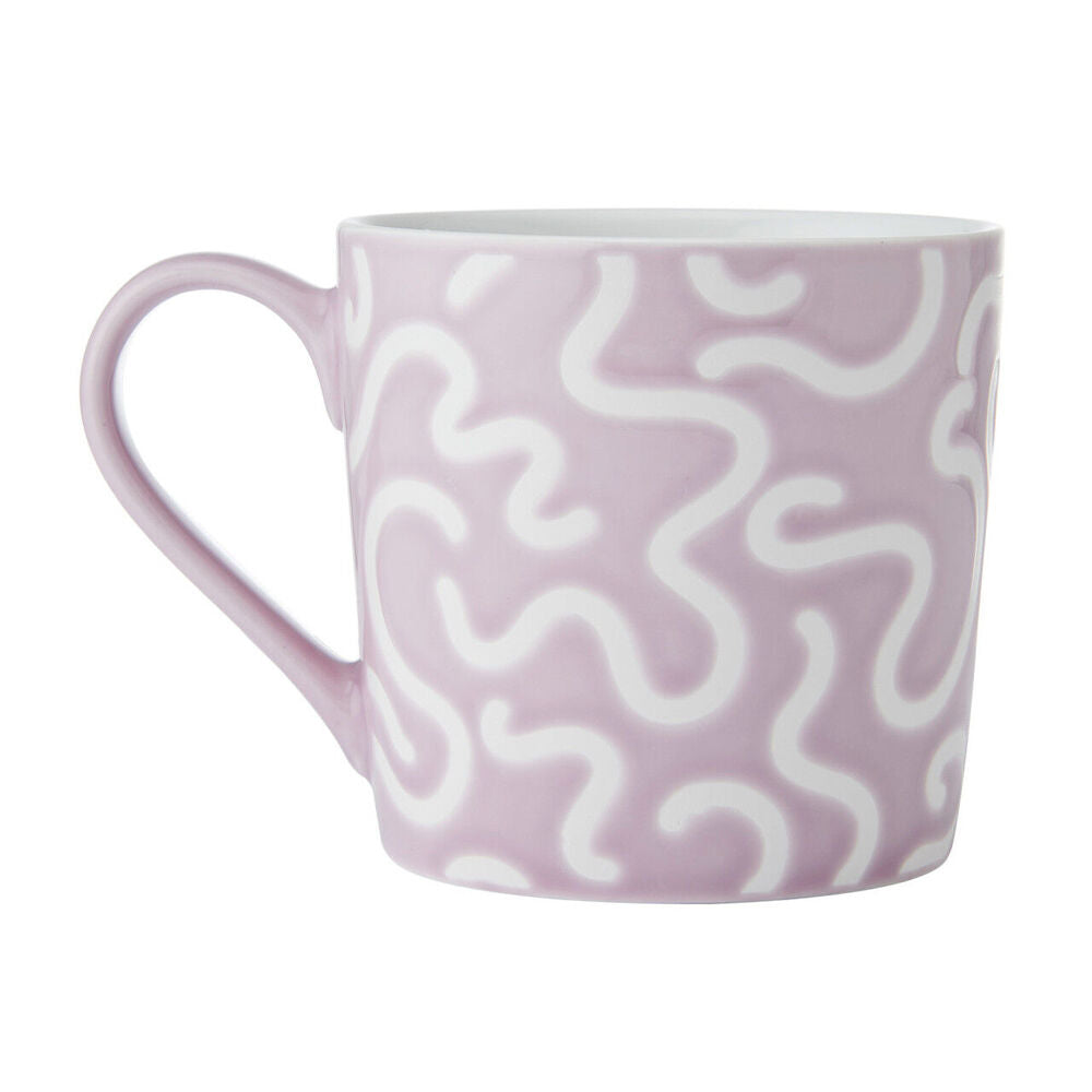 Mikasa 360ml Textured Purple Swirl Coffee Mug Cup Stoneware Drinkware Purple — image 4