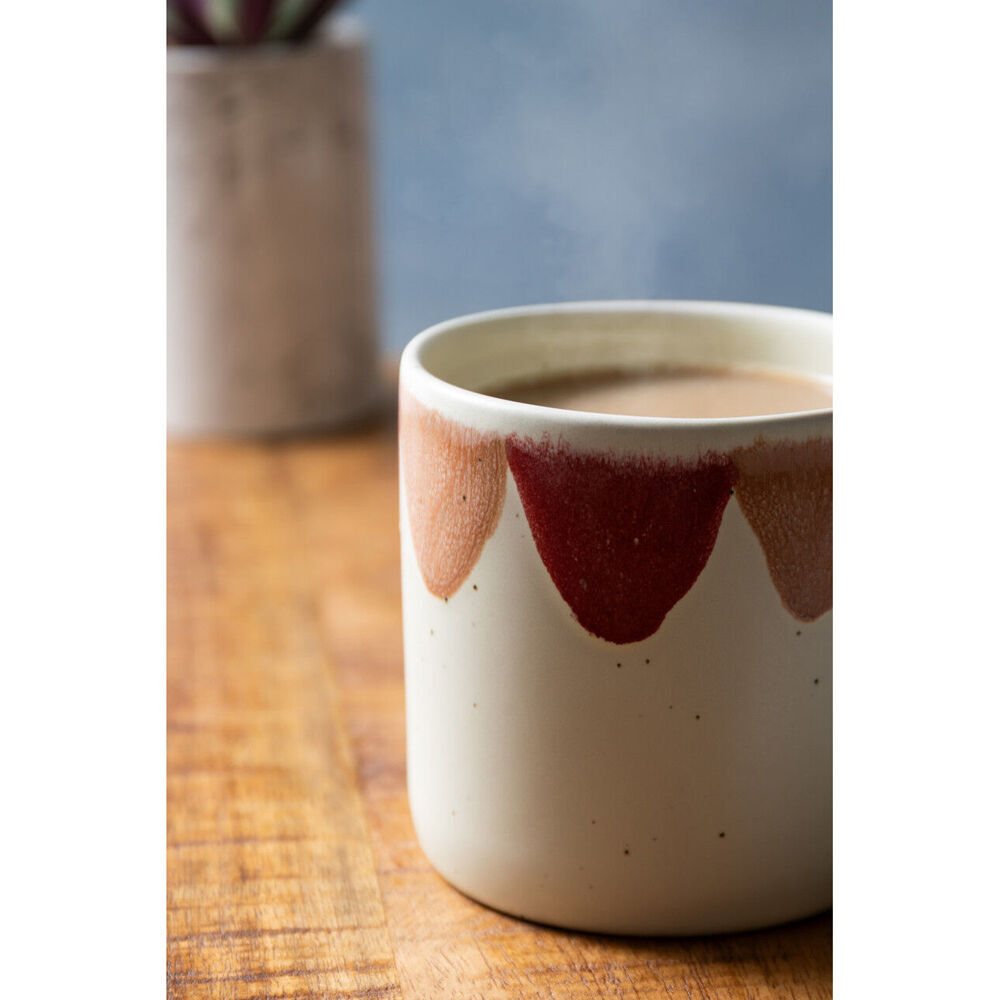 Mikasa Stoneware Coffee Mug Tea/Water Cup Drinkware 380ml Scallop Print (6 Pack) — image 7