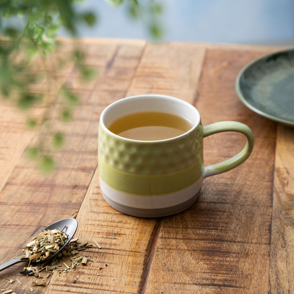 Mikasa 320ml Textured Ombre Coffee Mug Cup Stoneware Green (4 Pack) — image 6