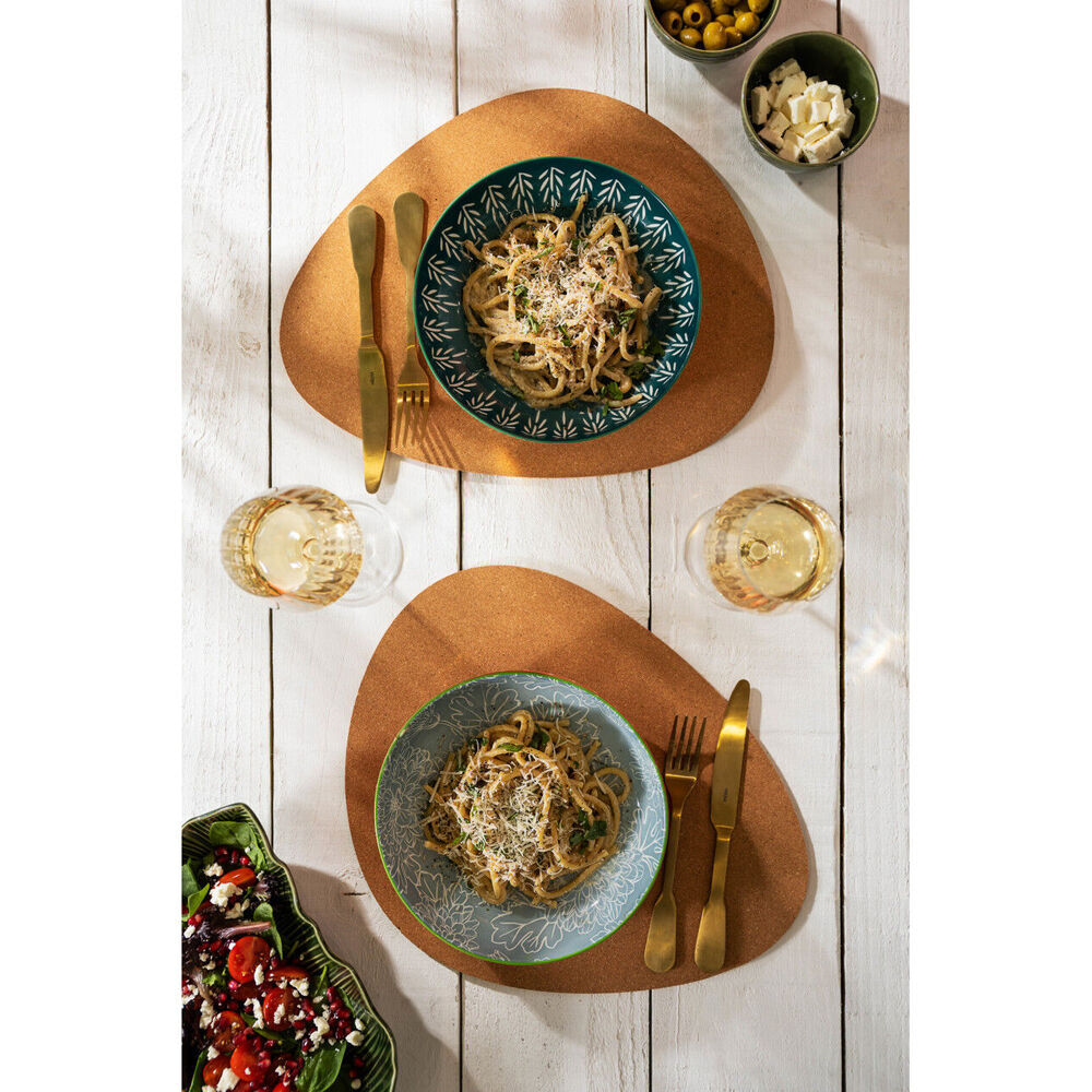 Mikasa Folk Pattern Ceramic Bowl Dish Salad Serving Round Dinnerware 21cm (4 Pack) — image 5