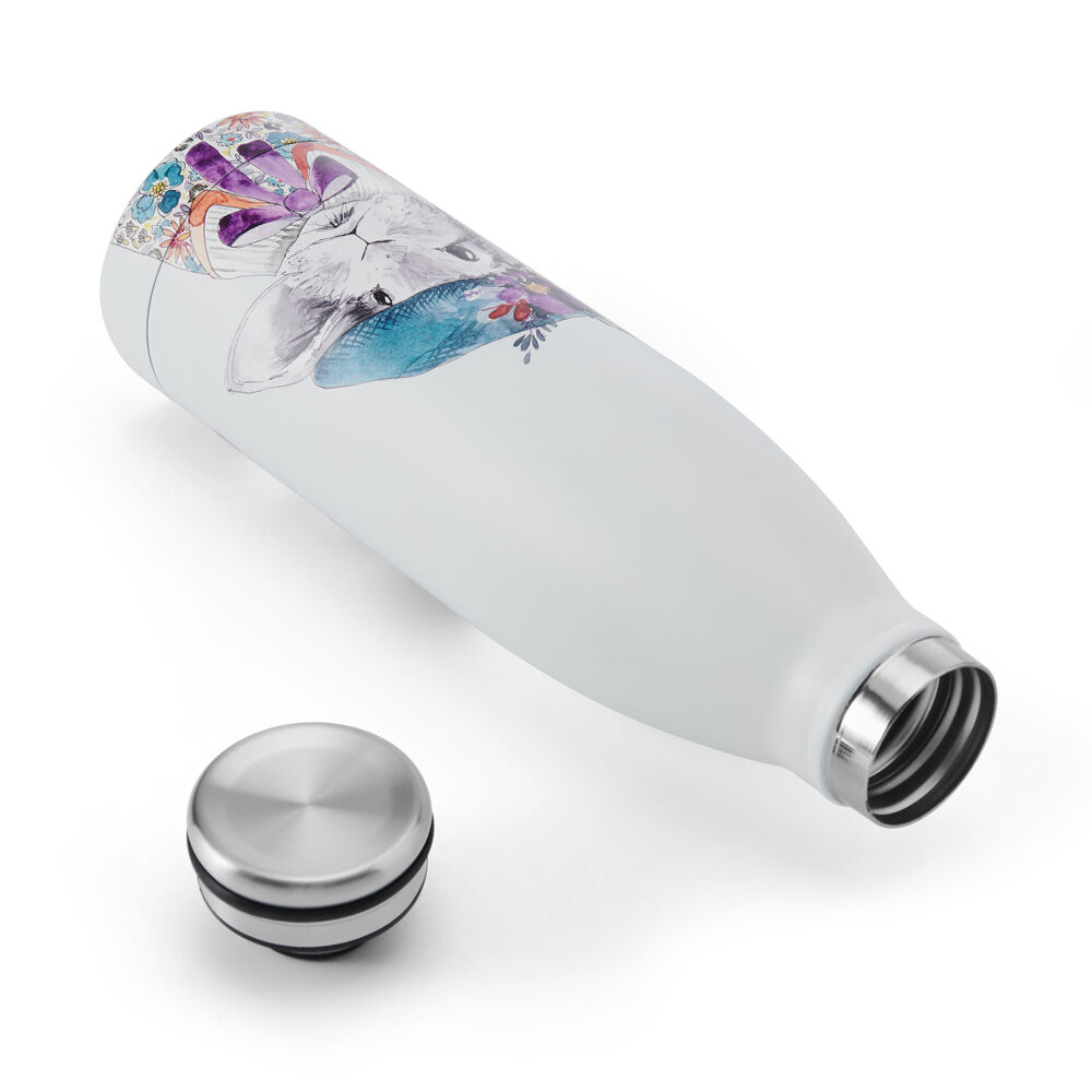 Mikasa x Tipperley Hill 500mL Rabbit Themed Sleeved Insulated Water Bottle — image 4