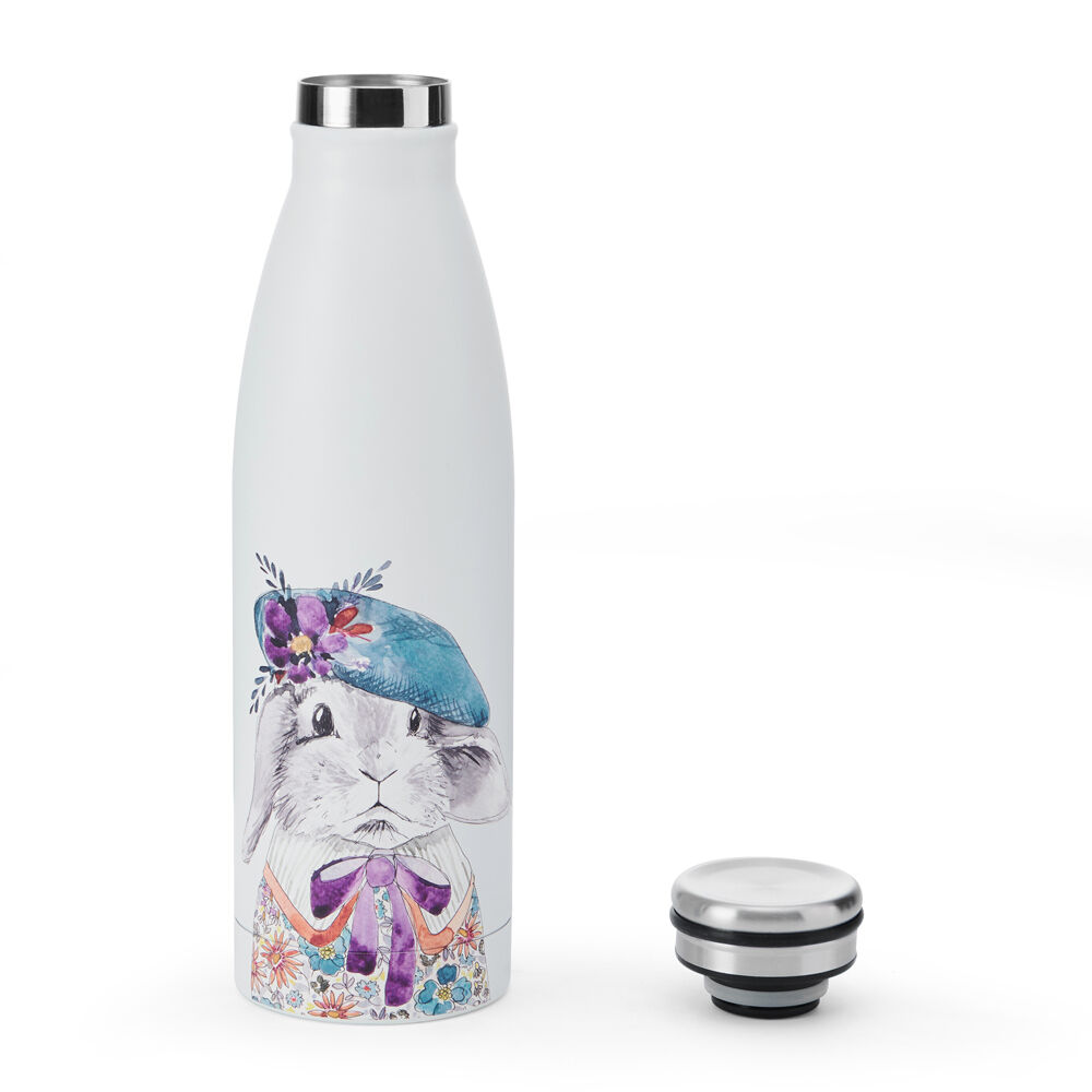 Mikasa x Tipperley Hill 500mL Rabbit Themed Sleeved Insulated Water Bottle — image 3