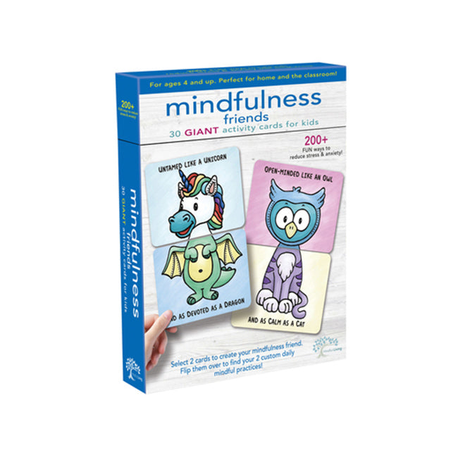 Mindful Living Mindfulness Friends Giant Cards Fun Game Kids/Children 4y+ (30 Pieces)