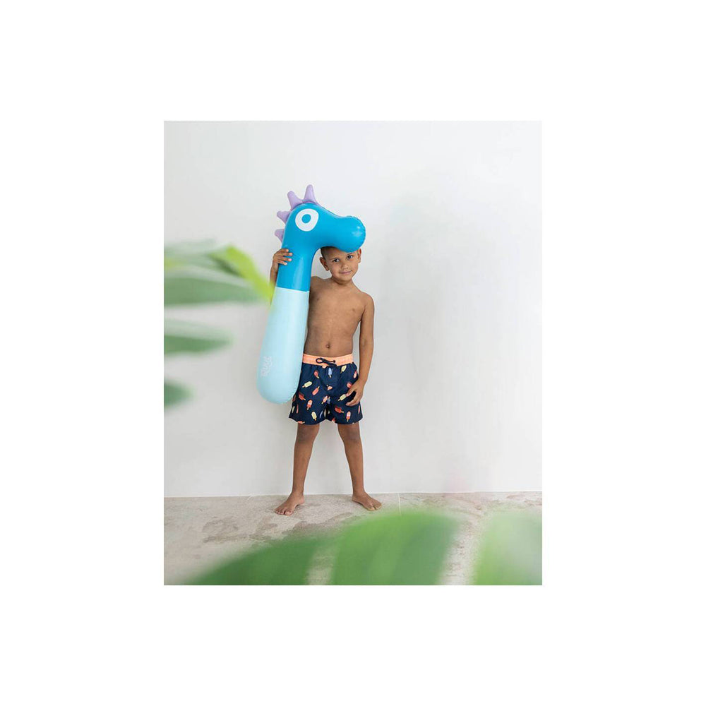 Quut Noodle Friends Seahorse Inflatable Outdoor Swimming Pool Toy Blue 3y+ — image 3