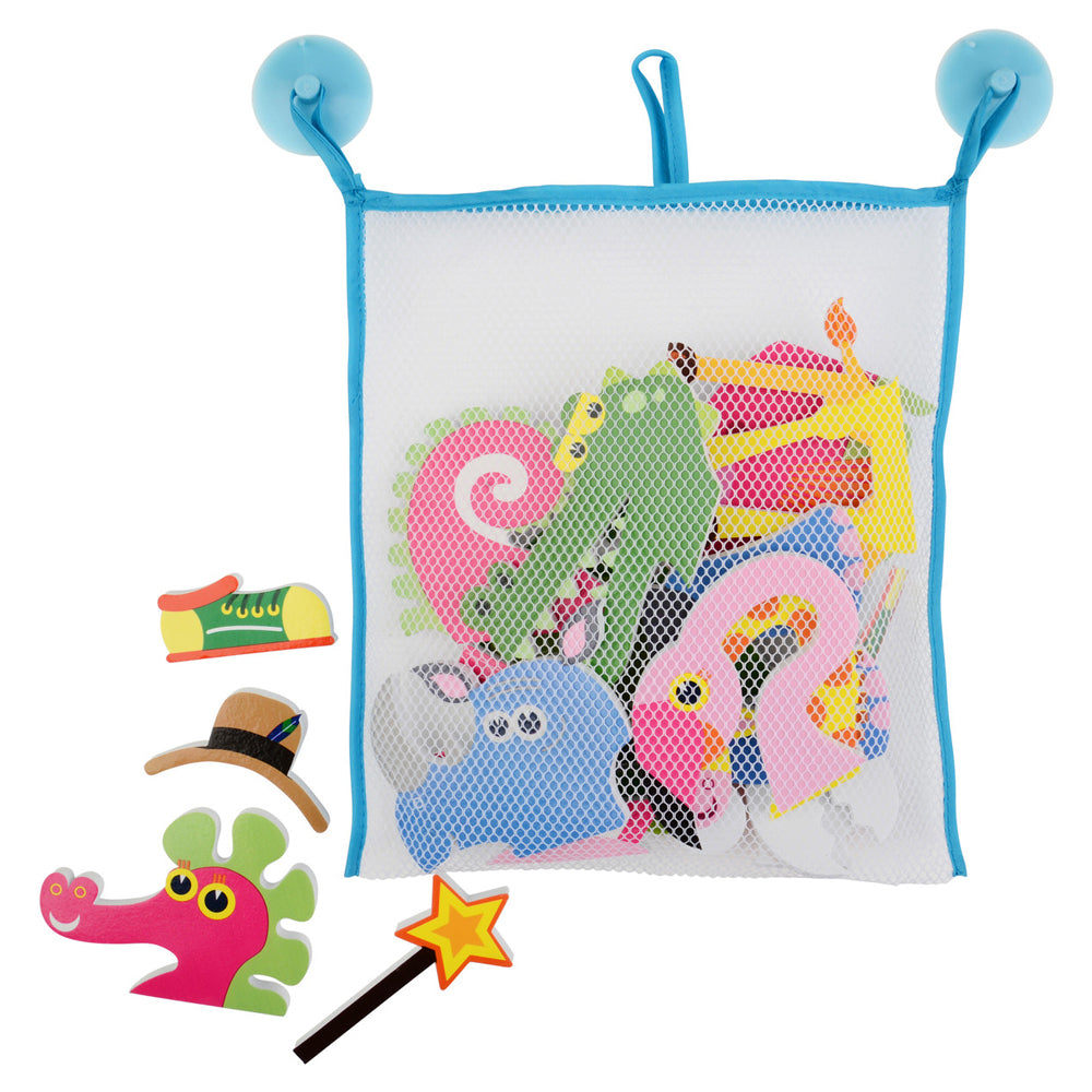 Bath Time Creative Stickers Weird & Wonderful Animals w/ Storage Bag 3y+ (32 Pieces) — image 2