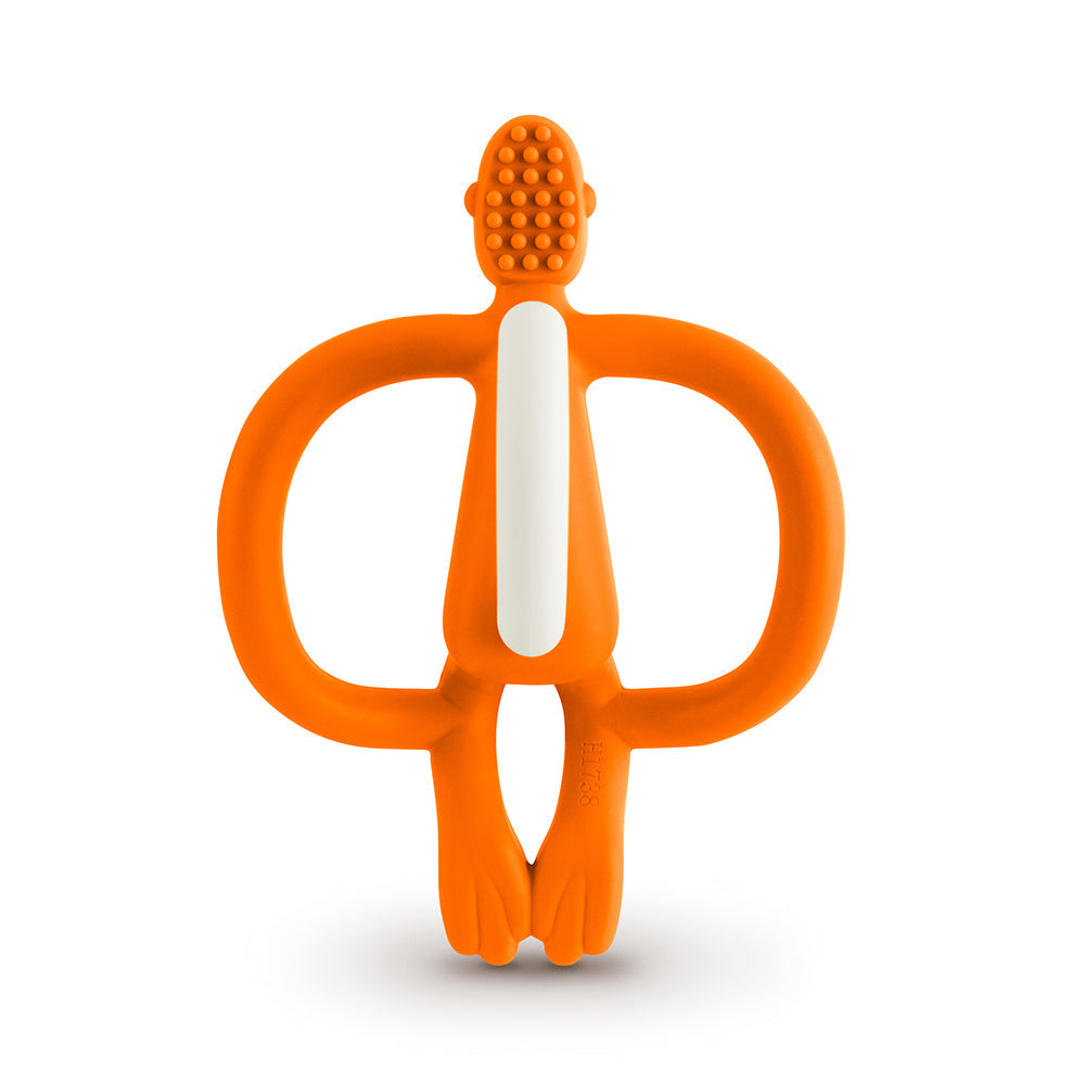Matchstick Monkey Teething Toy and Gel Applicator - Orange/Pink (2 Pack) — image 4