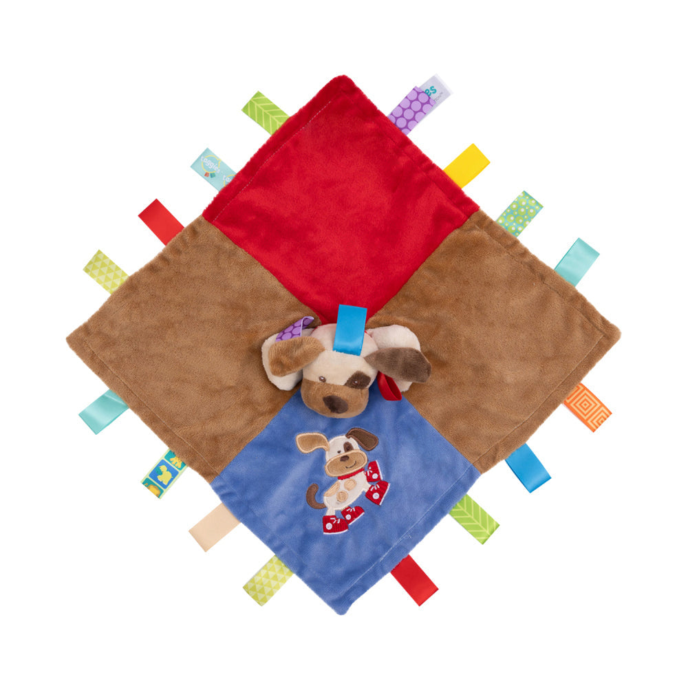 Mary Meyer Taggies Buddy Dog Character Plush Blanket 33x33cm Baby Toy 0+ (2 Pack) — image 4