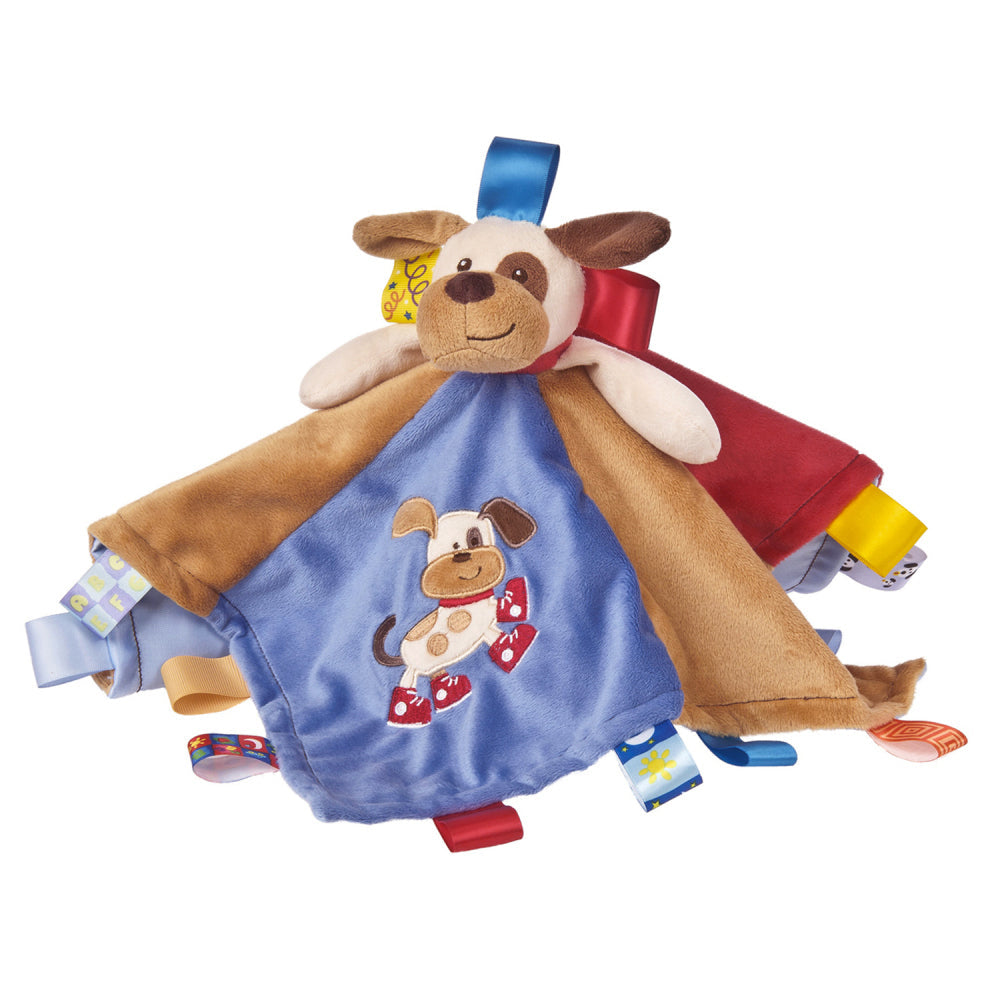 Mary Meyer Taggies Buddy Dog Character Plush Blanket 33x33cm Baby Toy 0+ (2 Pack) — image 3