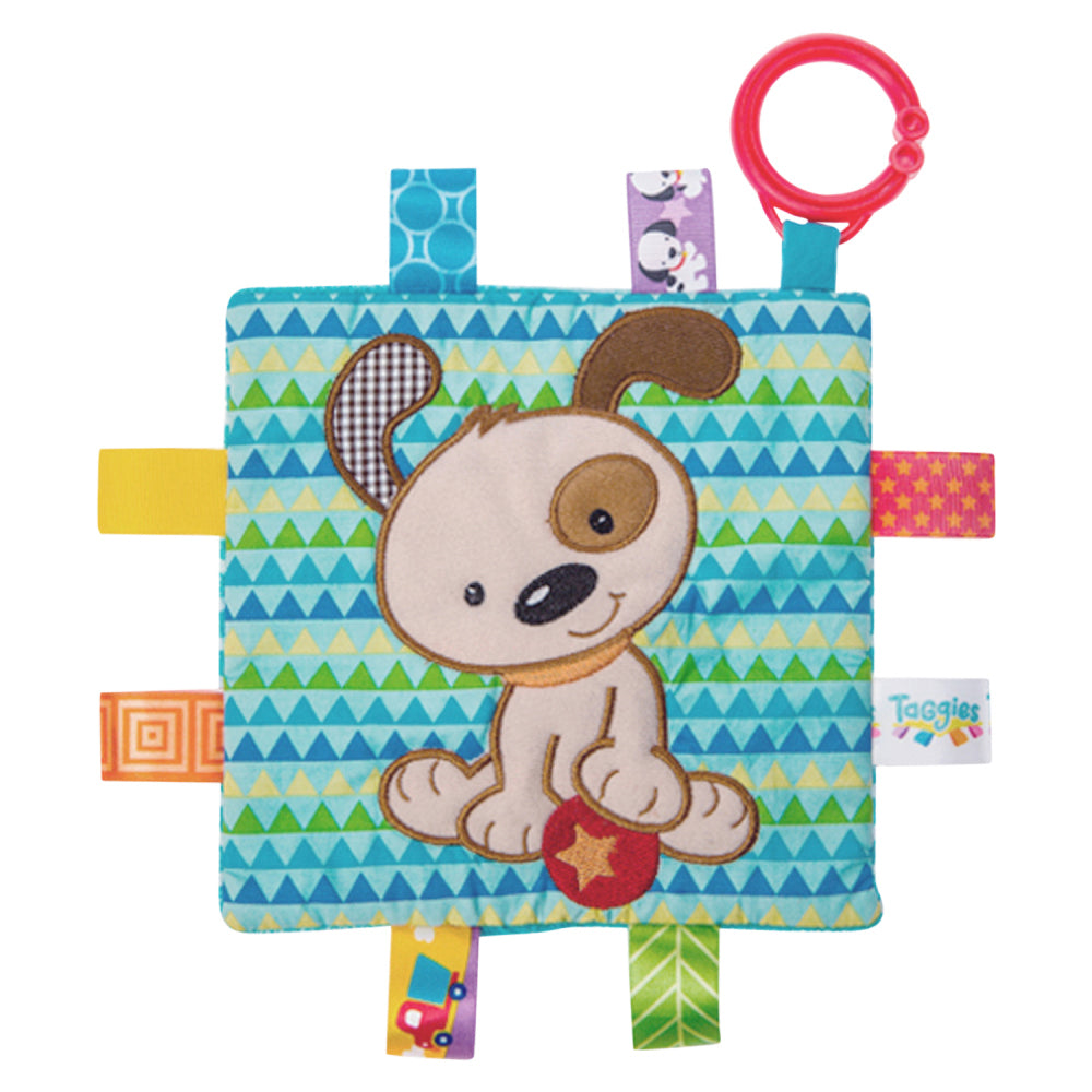 Mary Meyer Taggies Buddy Dog Crinkle Me 16.5cm Activity Toy Baby/Infant 0+ (2 Pack) — image 2