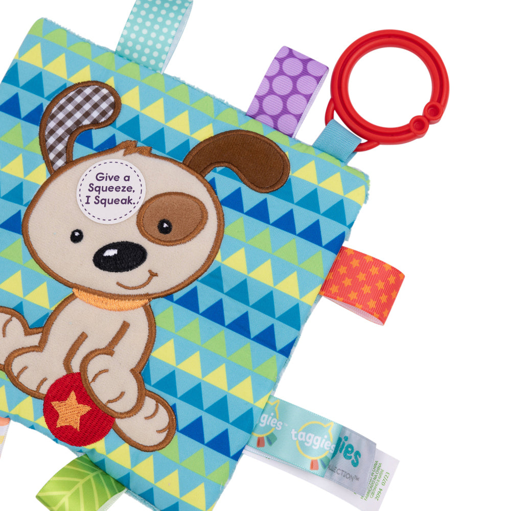Mary Meyer Taggies Buddy Dog Crinkle Me 16.5cm Activity Toy Baby/Infant 0+ (2 Pack) — image 3