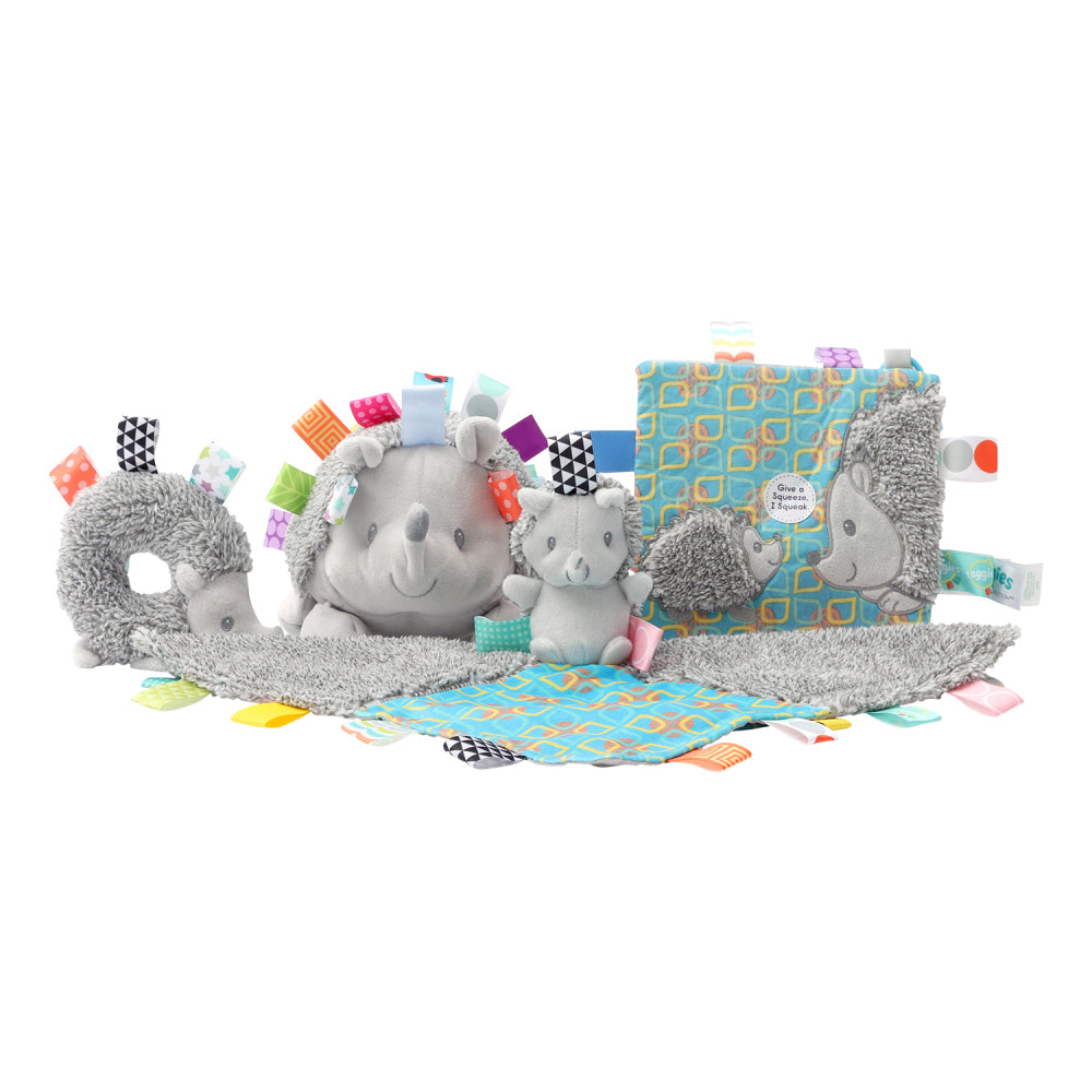 Mary Meyer Taggies Heather Hedgehog Crinkle Me Activity Toy 16.5cm Baby 0+ Aqua — image 5