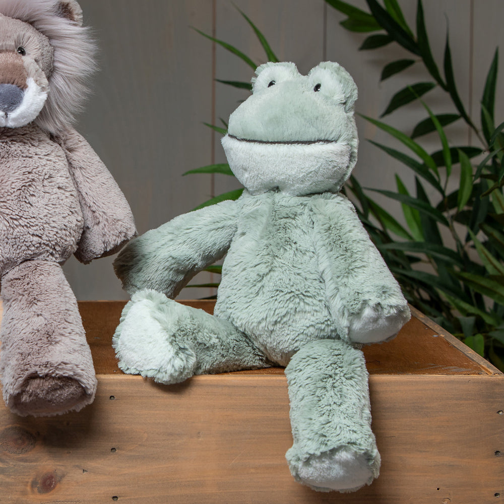 Mary Meyer Marshmallow Animal Frog 33cm Soft Stuffed Plush Toy Kids 0+ Green (2 Pack) — image 6