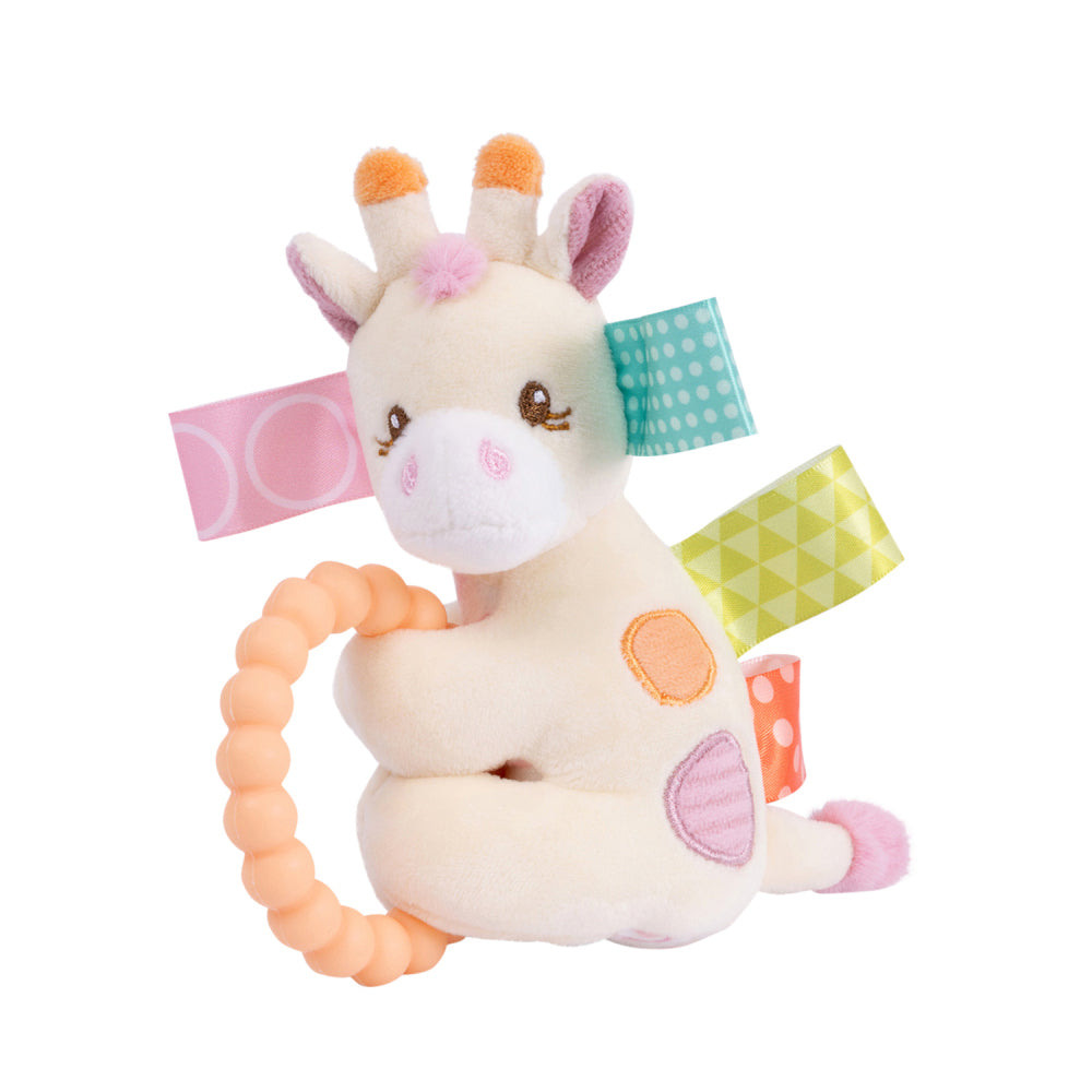 Mary Meyer Taggies Tilly Giraffe 13cm Teether Rattle Toy Baby/Infant Kids 0+ PNK