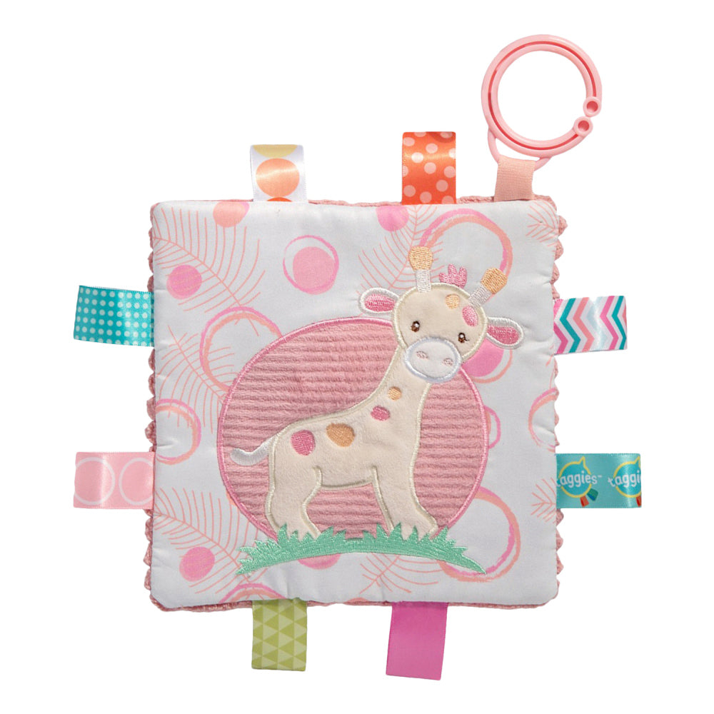 Mary Meyer Taggies Tilly Giraffe Crinkle Me Toy 16.5cm Kids 0+ Pink (2 Pack) — image 2