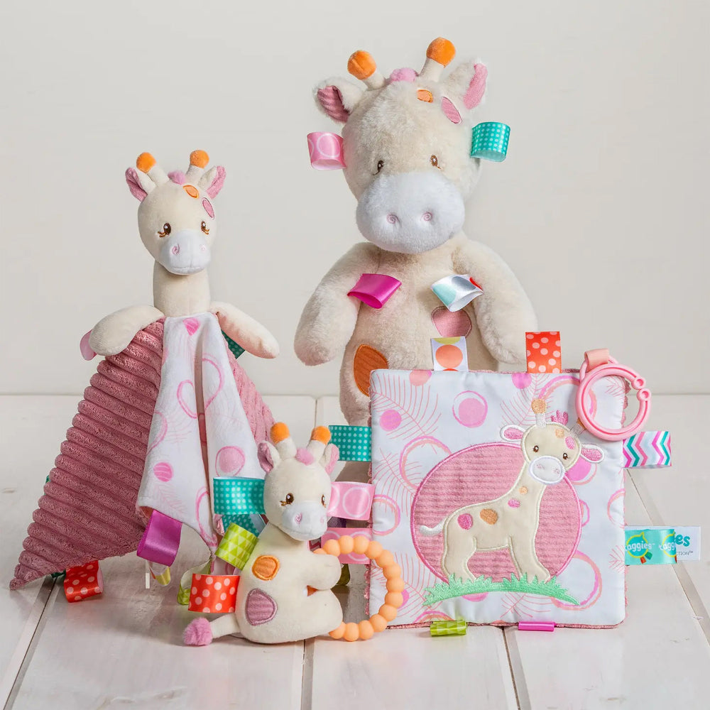 Mary Meyer Taggies Tilly Giraffe Crinkle Me Toy 16.5cm Kids 0+ Pink (2 Pack) — image 6