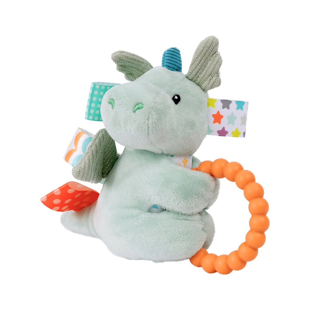 Mary Meyer Taggies Drax Dragon 13cm Teether Rattle Toy Baby/Infant Kids 0+ Green — image 3