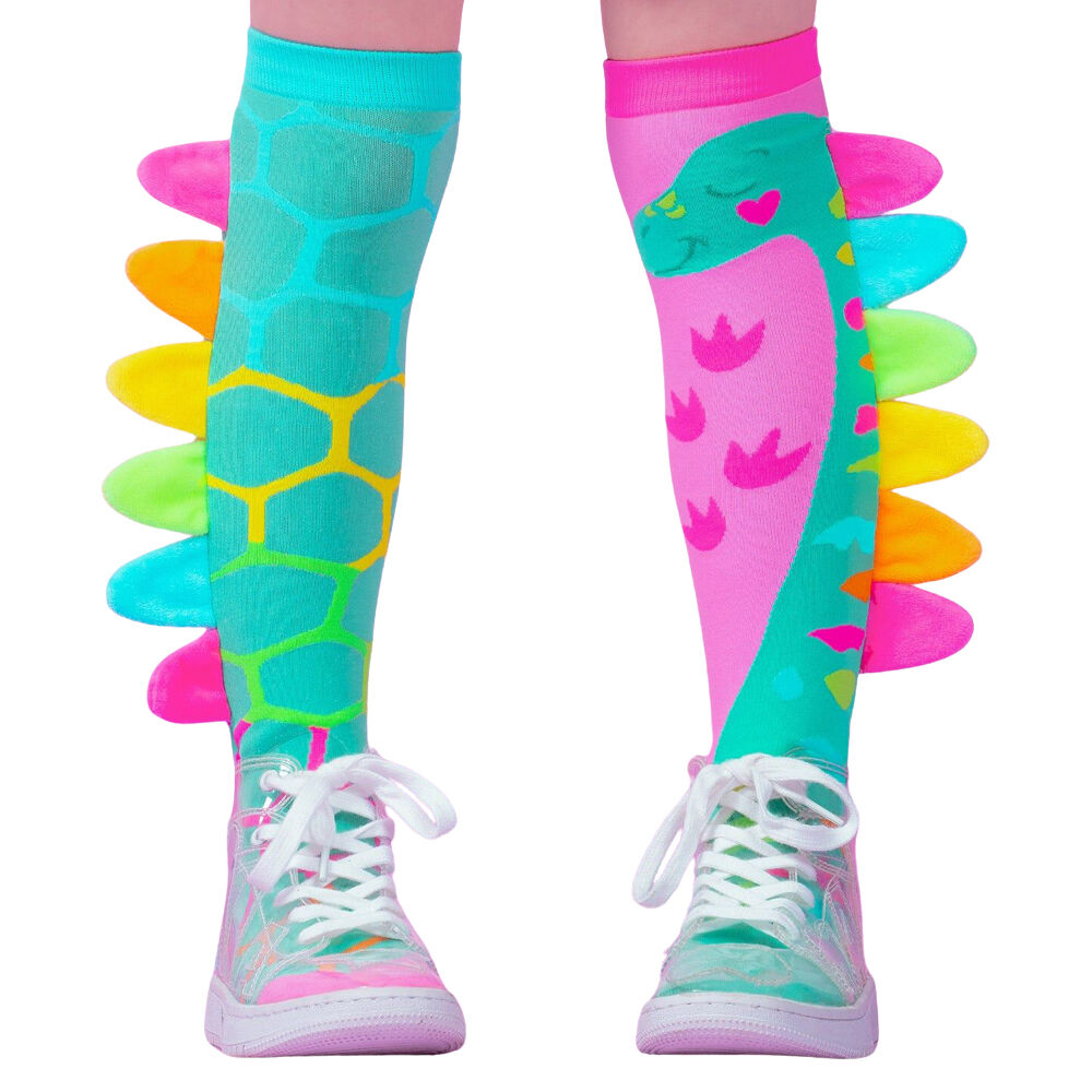 Madmia Roar Dinosaur Knee-High Socks Unisex
