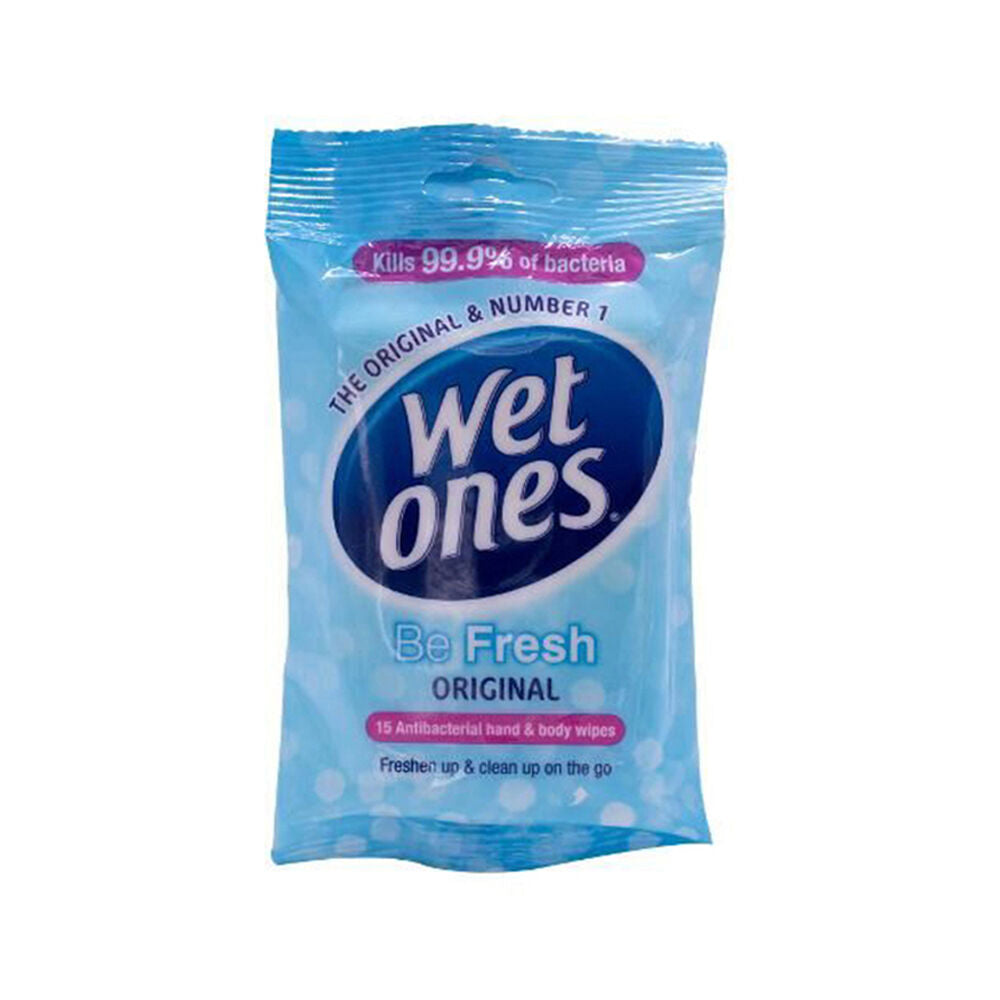 Wetones Fresh Original Surface Cleaning Wipes Travelpack Antibacterial (15 Pieces)
