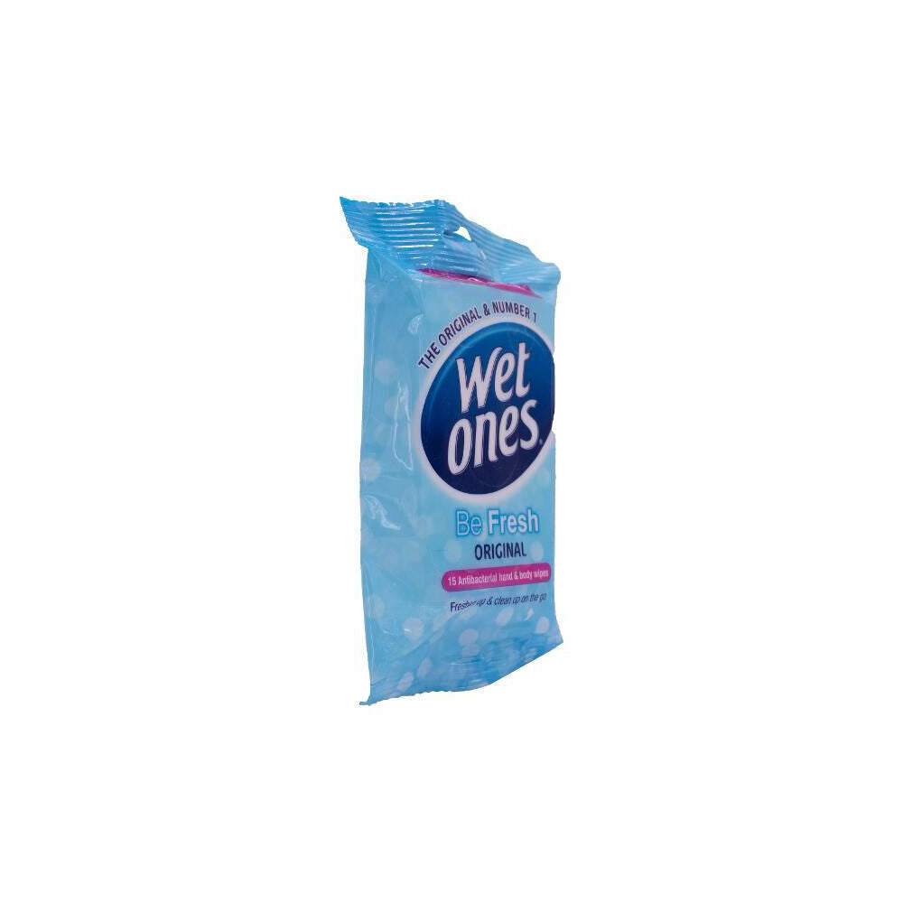 Wetones Fresh Original Surface Cleaning Wipes Travelpack Antibacterial (15 Pieces) — image 2