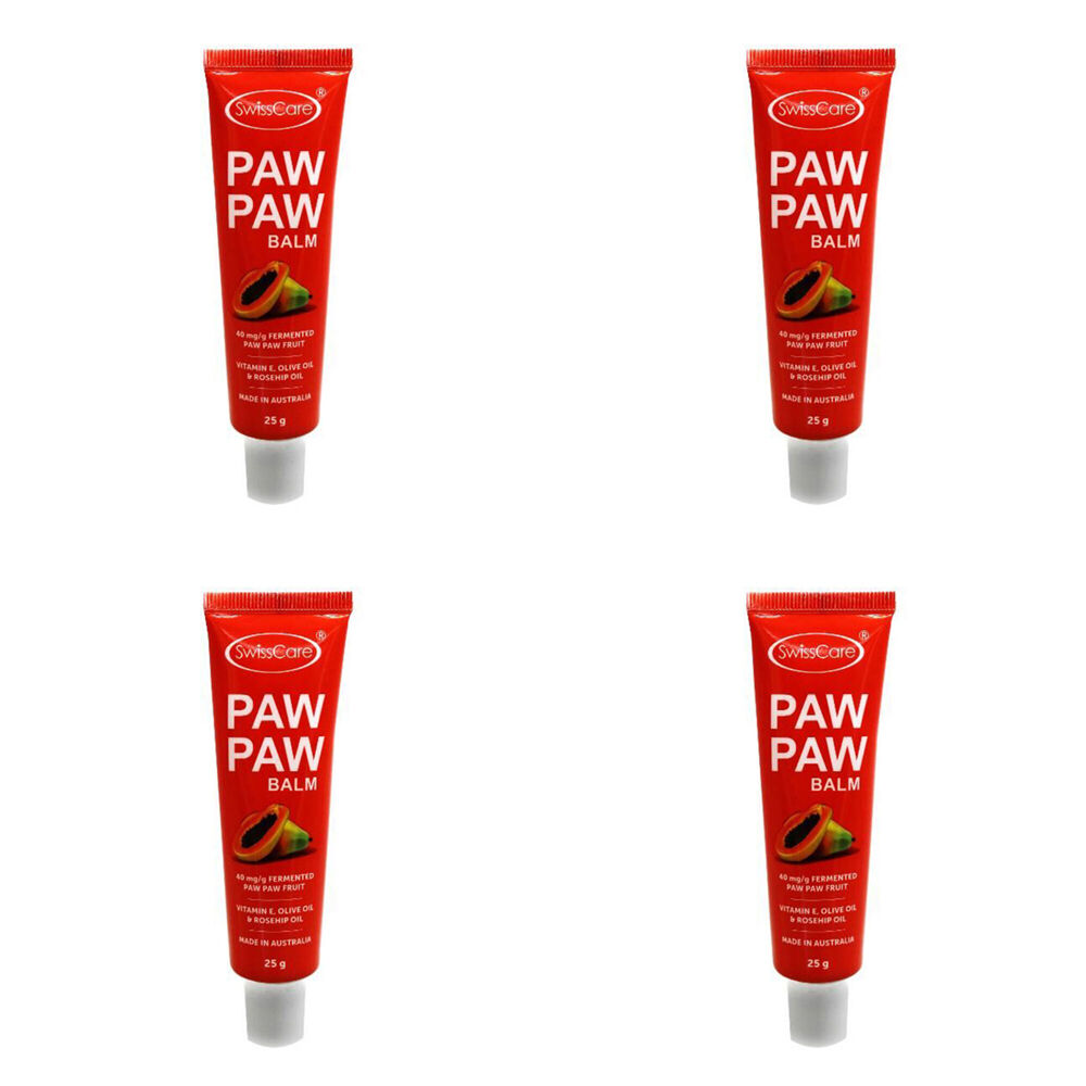 Swisscare Paw Moisturising Balm w/ Vitamin E, Rosehip & Olive Oil 25g (4 Pack)
