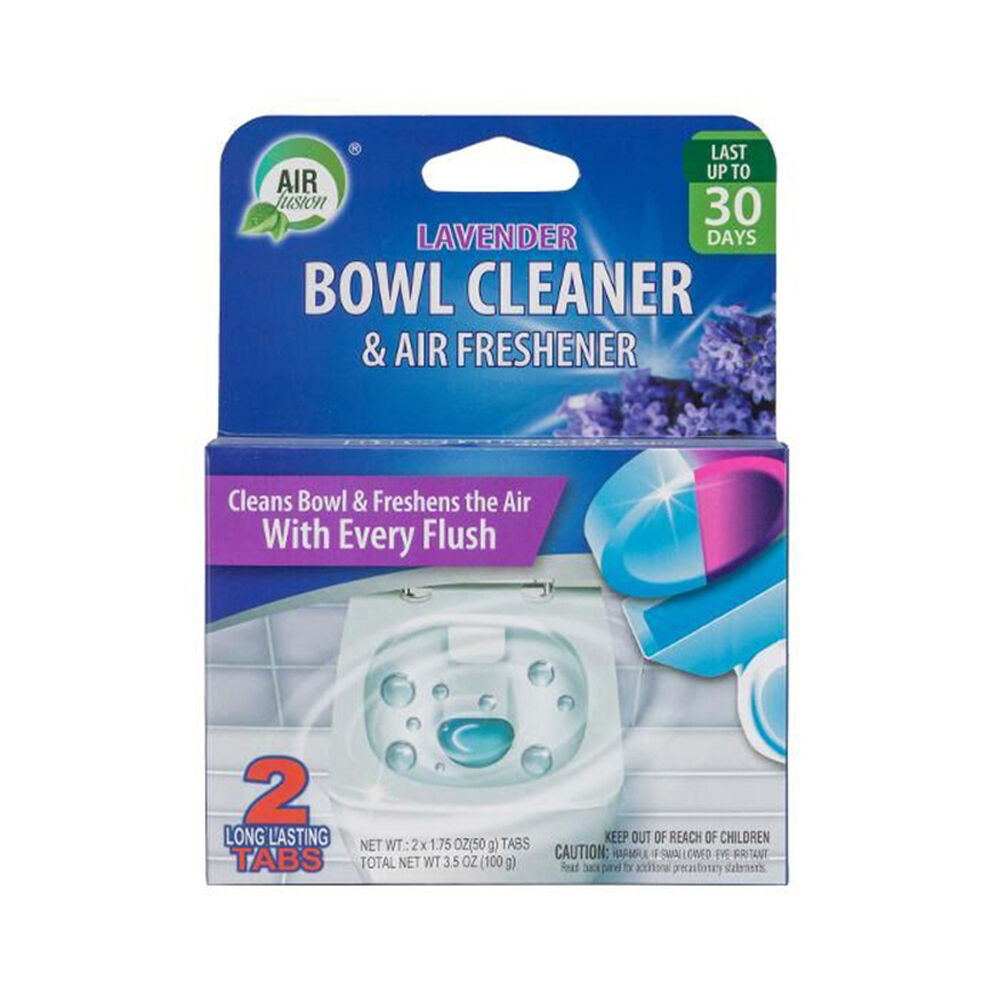 Air Fusion 2pc Air Fusion Toilet Bowl Cleaner & Air Freshener Odour Eliminator Lavender (24 Pack) — image 2
