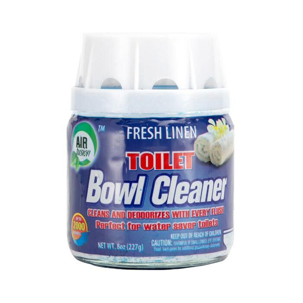 Air Fusion Toilet Bowl Cleaner Bathroom Odour Eliminator 227g Fresh Linen (12 Pack) — image 2