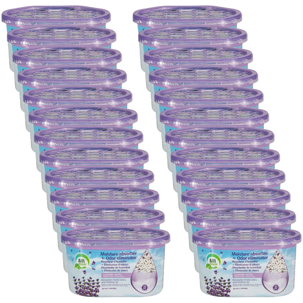 Air Fusion Moisture Absorber Odour Eliminator 189g - Lavender Vanilla (24 Pack)