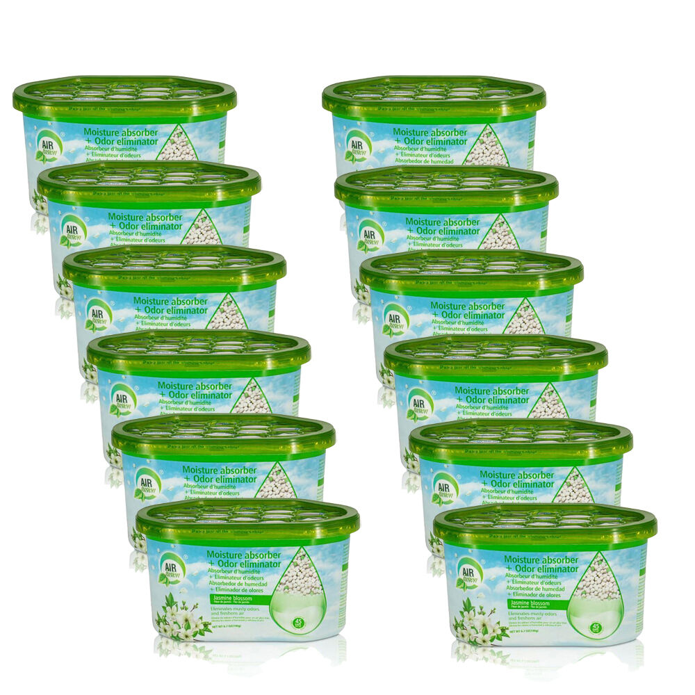 Air Fusion Moisture Absorber Odour Eliminator Air Freshener 189g Jasmine (12 Pack)
