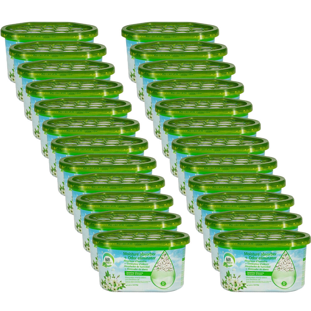 Air Fusion Moisture Absorber Odour Eliminator Air Freshener 189g Jasmine (24 Pack)
