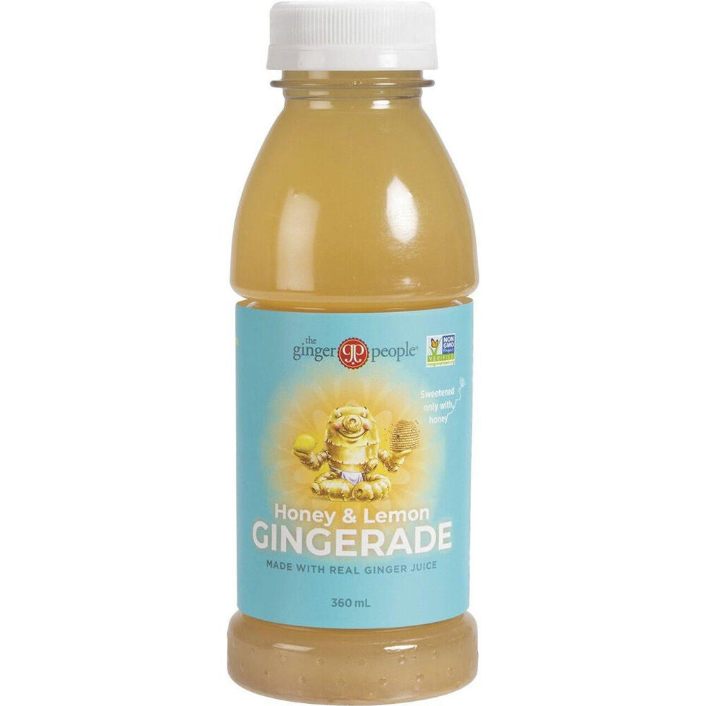 The Ginger People 360ml All Natural Vegan Honey & Lemon Gingerade Drink