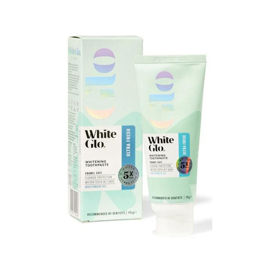 White Glo 5x Whiter Enamel-Safe Ultra Fresh Dental Care Toothpaste