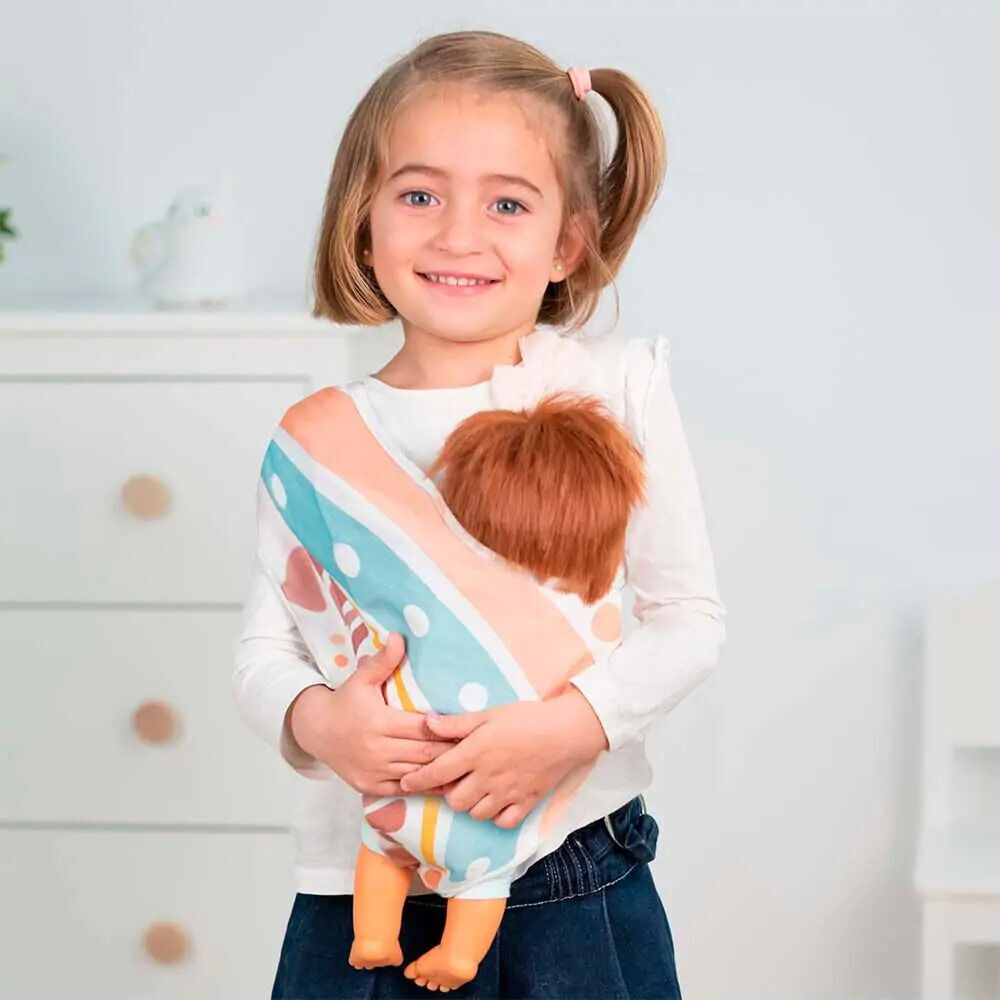 Miniland Scarf Body Sling Multi-Colour Baby Doll Carrier Childrens Toy — image 2