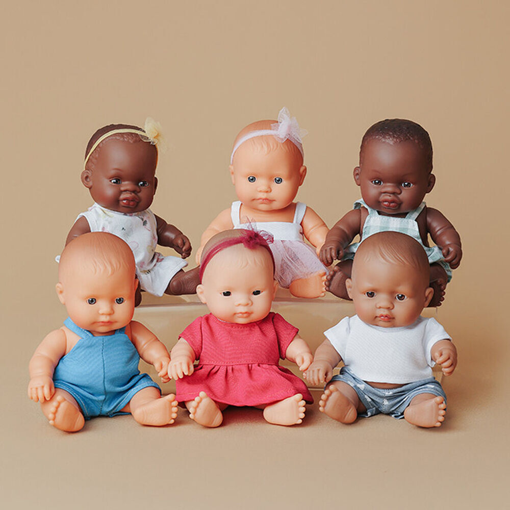 Miniland MF&M Baby/Toddler Doll Asian Girl 21cm Imaginative Play Toy 10m+ — image 3
