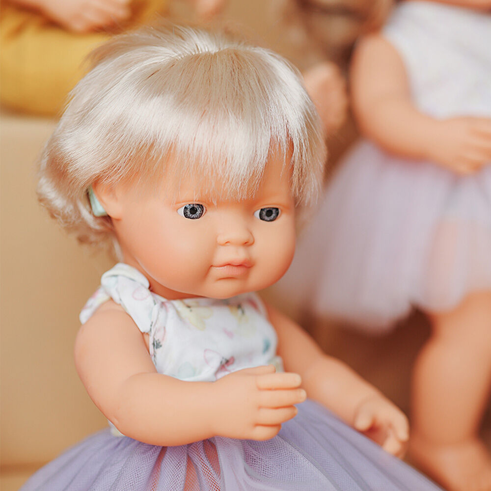 Miniland MF&M Baby/Toddler Doll w/ Hearing Aid 38cm Imaginative Play Toy 10m+ — image 5