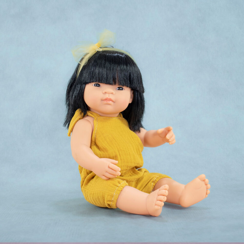 Miniland MF&M Baby Doll Asian Girl 38cm Kids/Children Cuddle Play Toy 10m+ — image 4