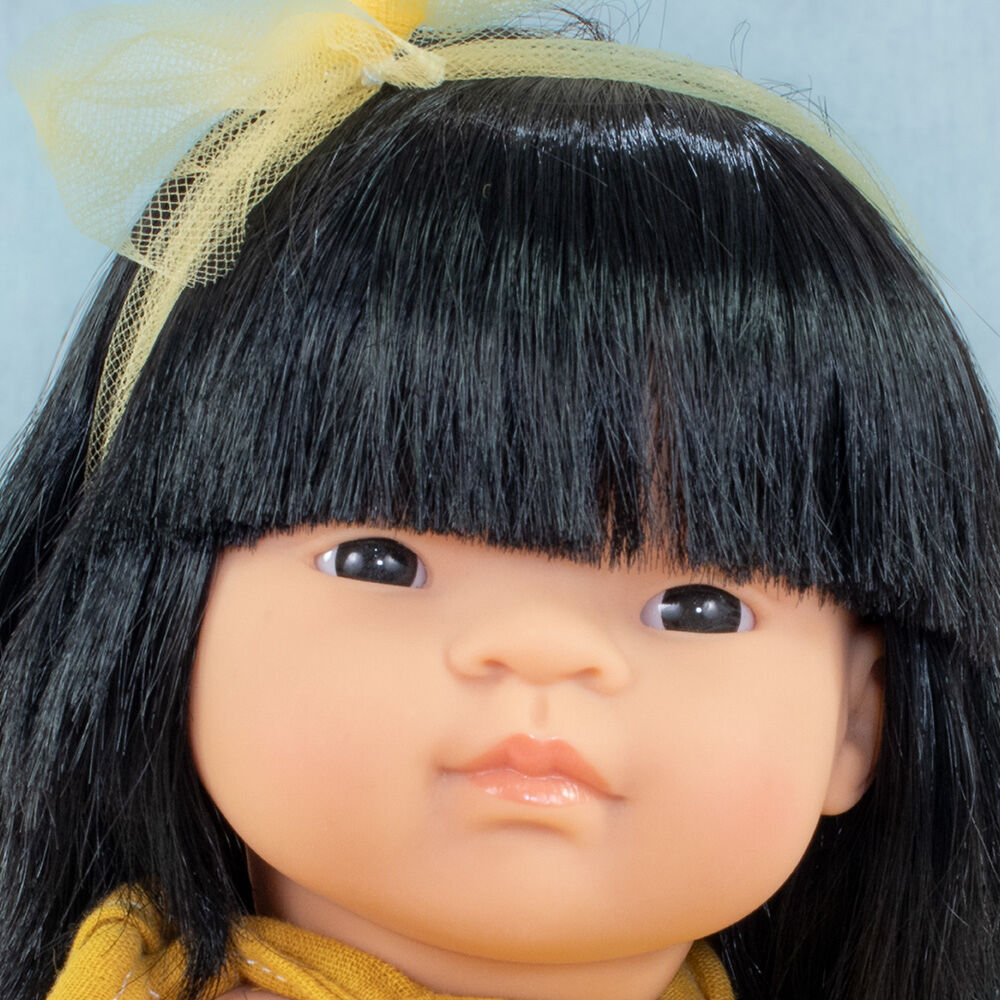 Miniland MF&M Baby Doll Asian Girl 38cm Kids/Children Cuddle Play Toy 10m+ — image 3