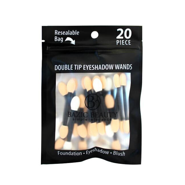 Bazic Beauty Double Tip Eyeshadow Wands Set Eye Makeup Applicator (20 Pieces)