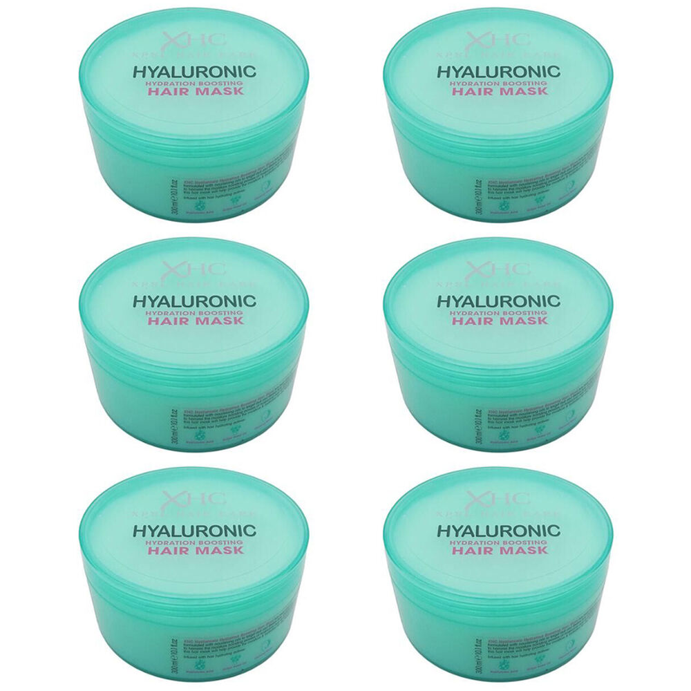 XHC Hyaluronic Hydrating Boosting Mask For Damaged Hair 300ml (6 Pack)