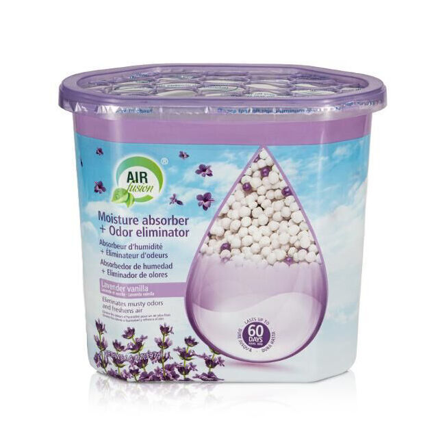 Air Fusion Moisture Absorber Lavender Vanilla 396.96g Odour Eliminator (12 Pack) — image 2