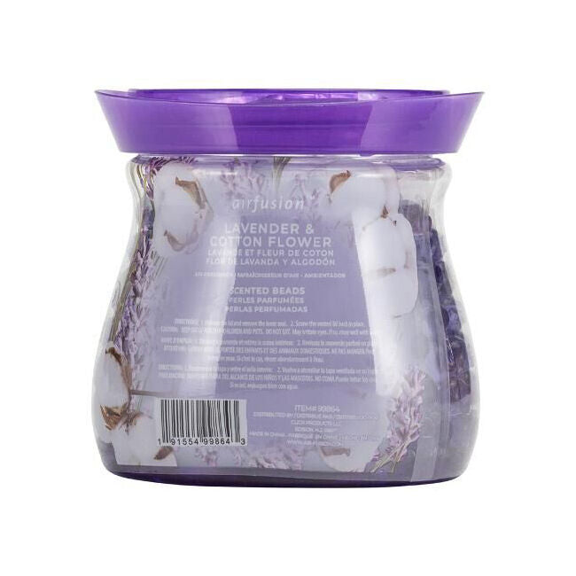 Air Fusion Crystal Scented Beads Lavender & Cotton Flower 397g Home Fragrance — image 2
