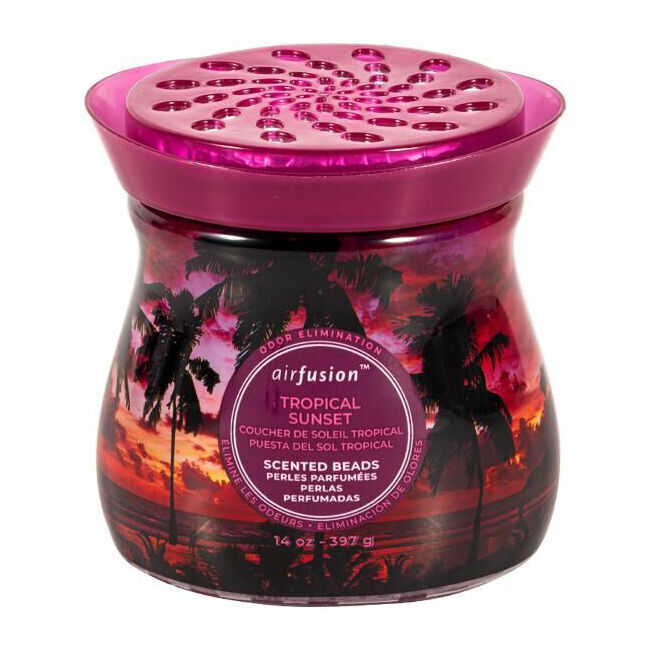 Air Fusion Crystal Scented Beads Tropical Sunset 397g Room Freshener Fragrance