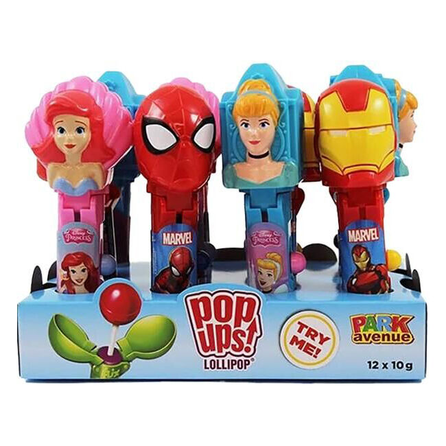 Park Avenue Disney Pop-Ups Lollipop Lollies Toy 10g Assorted Candy Confectionery — image 4