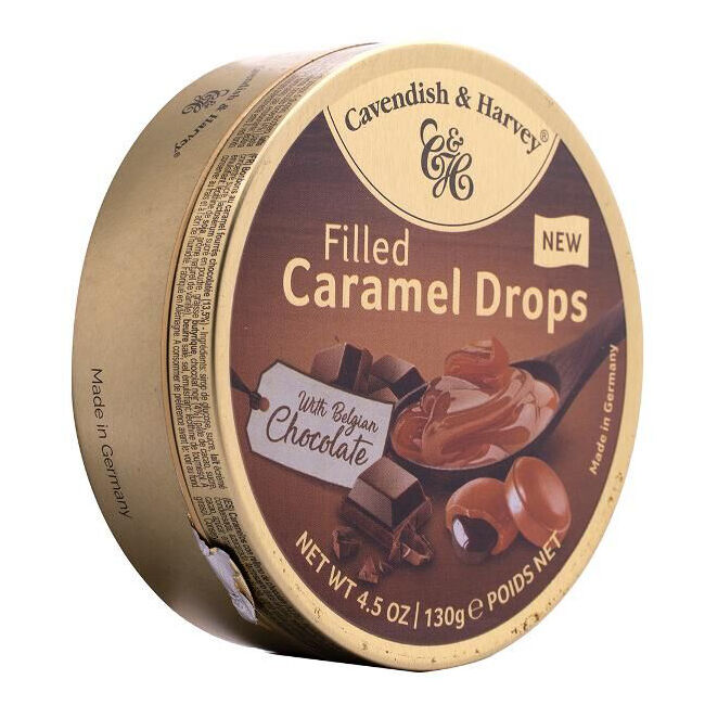 Cavendish & Harvey Caramel w/ Choco Fill 130g Candy Lollies Sweet Confectionery — image 2