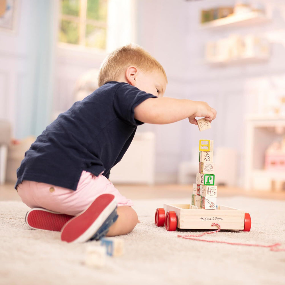 Melissa & Doug Classic ABC Block Cart Kids/Childrens Interactive Play Toy 2y+ — image 3