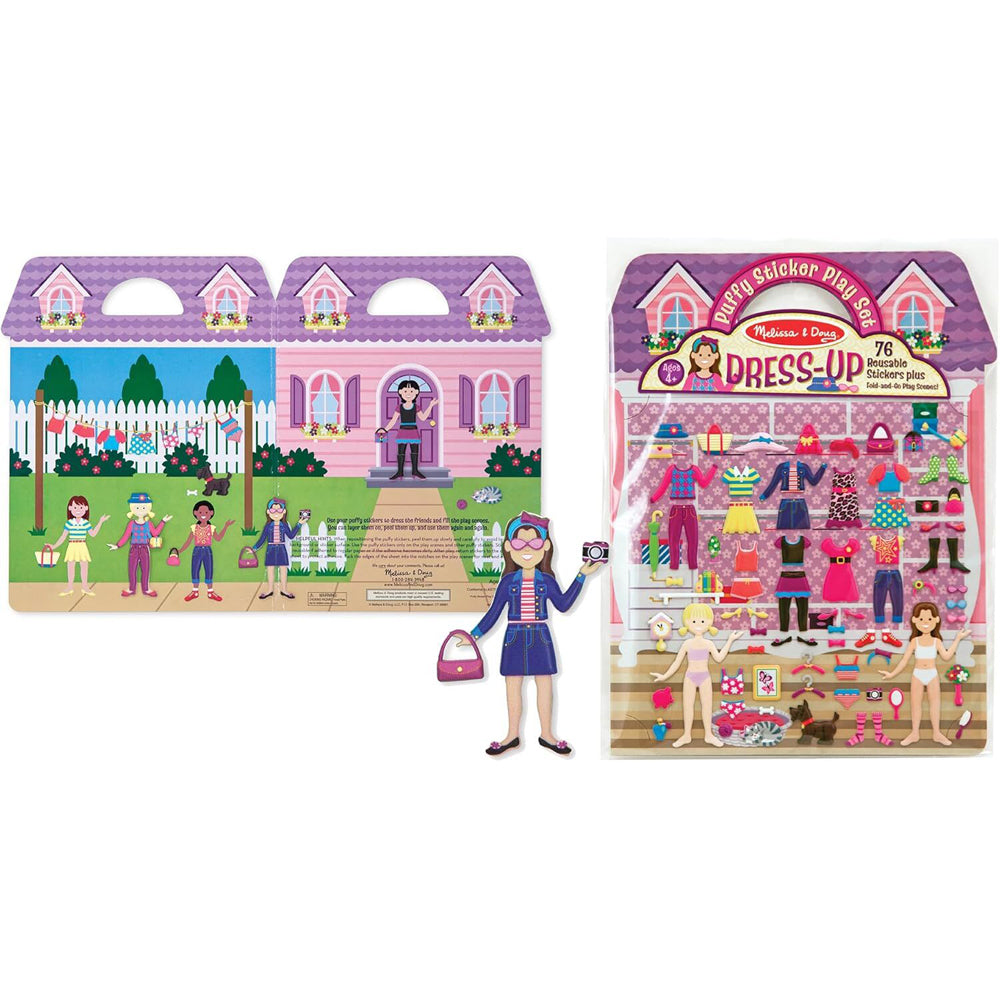 Melissa & Doug Reusable Puffy Sticker Play Set Dress-Up Kids/Childrens Toy 4+ — image 2