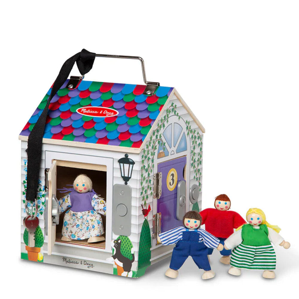 Melissa & Doug Doorbell House Kids/Childrens Interactive Play Toy 3y+